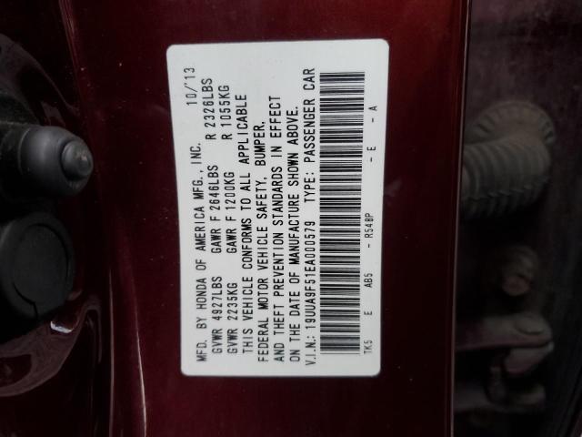 19UUA9F51EA000579 Acura TL TECH