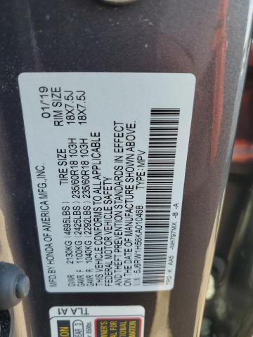 5J6RW1H56KA010468 Honda CR-V EX
