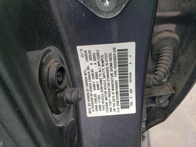 2HGFC2E68KH545955 Honda Civic Lx