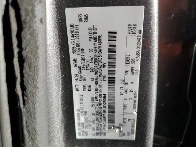 2014 FORD ESCAPE S 1FMCU0F71EUD25094  37175154