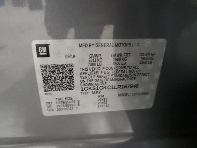 1GKS1GKC1LR167946 GMC Yukon Xl C1500 Slt