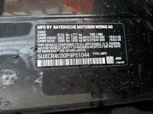 5UXCR4C00P9P51044 BMW X5 Sdrive 40i