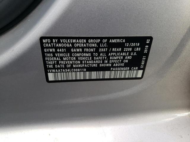 1VWAA7A34LC008119 Volkswagen PASSAT S
