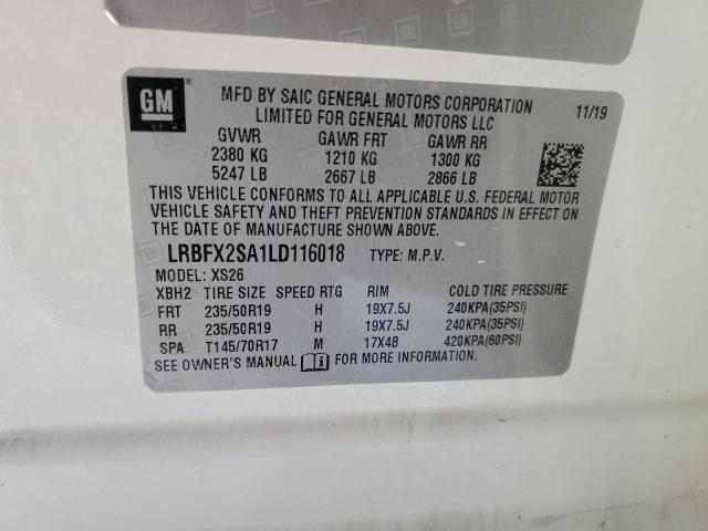LRBFX2SA1LD116018 Buick Envision Essence