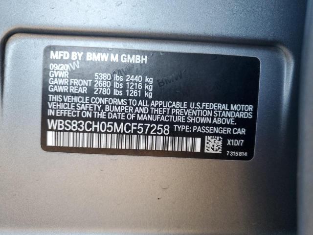WBS83CH05MCF57258 BMW M5