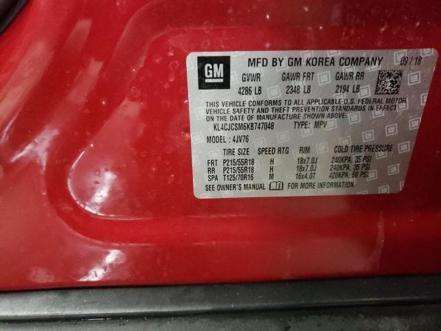 KL4CJCSM6KB747048 Buick Encore Essence
