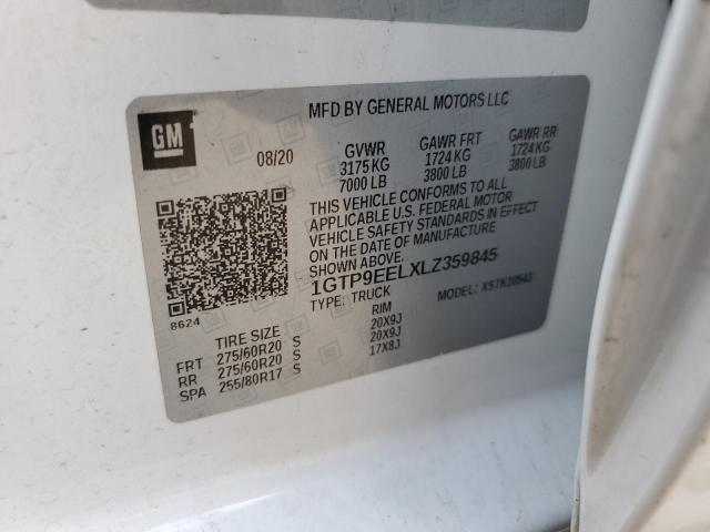 1GTP9EELXLZ359845 GMC Sierra K1500 At4