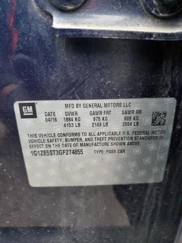 1G1ZE5ST3GF274855 Chevrolet MALIBU LT