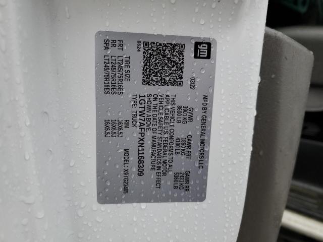 1GTW7AFPXN1168309 GMC Savana G2500