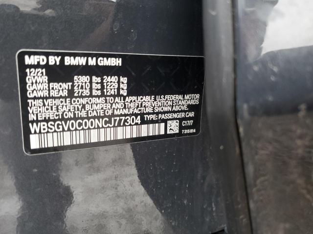 WBSGV0C00NCJ77304 BMW M8