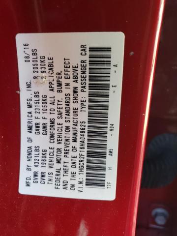 1HGCR2F16HA048625 Honda Accord Sport Special Edition