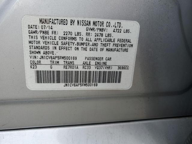 JN1CV6AP5FM500169 Infiniti Q40