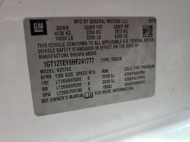 1GT12TEY6HF241777 GMC Sierra K2500 Slt