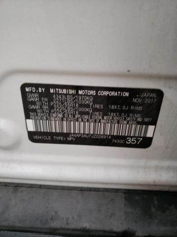 JA4AP3AU7JZ026914 Mitsubishi Outlander Sport Es