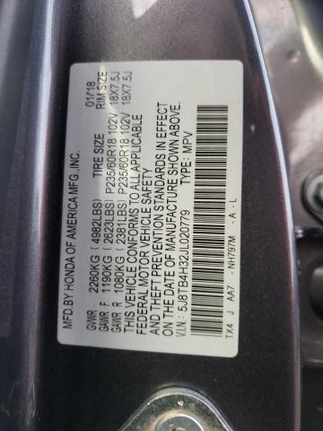 5J8TB4H32JL020779 Acura RDX