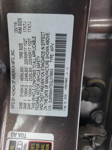 5J6RM4H75GL078863 Honda CR-V EXL
