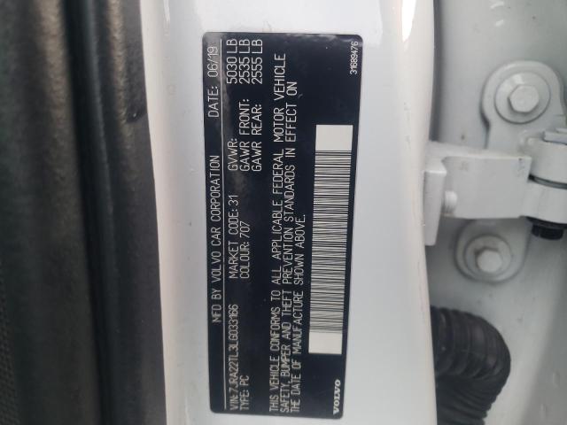 7JRA22TL3LG033166 Volvo S60 T6 Inscription