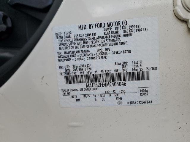 MAJ3S2FE4MC404046 Ford ECOSPORT S
