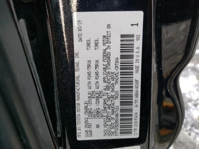 5TFSX5EN5KX067161 Toyota Tacoma Access Cab