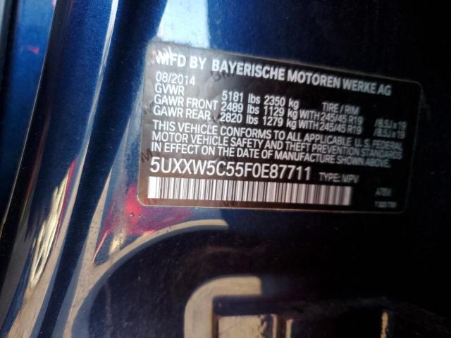 5UXXW5C55F0E87711 BMW X4 Xdrive35i