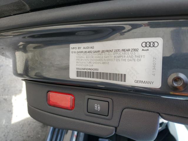 WAULNAF42HN042650 Audi A4 Premium Plus