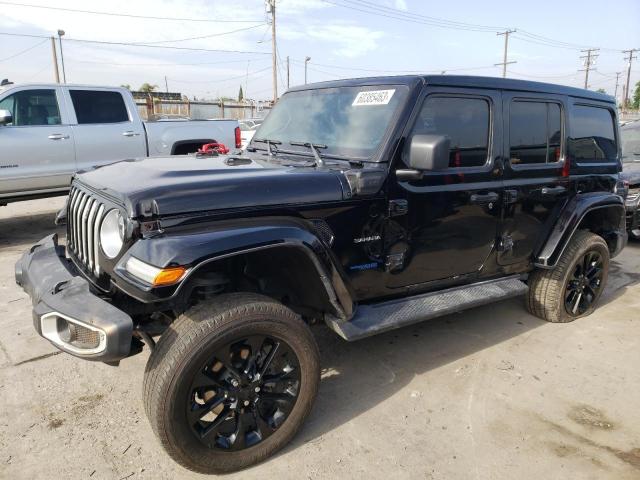 Продажа на аукционе авто 2021 Jeep Wrangler Unlimited Sahara 4xe, vin: 1C4JJXP61MW747789, номер лота: 38437304