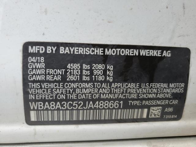WBA8A3C52JA488661 BMW 320 XI