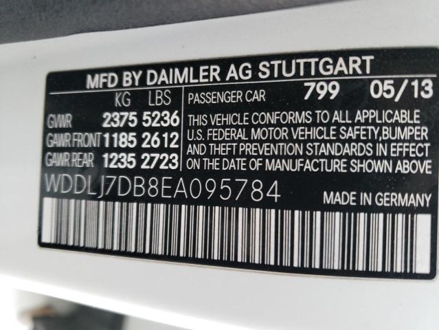 WDDLJ7DB8EA095784 Mercedes-Benz CLS 550
