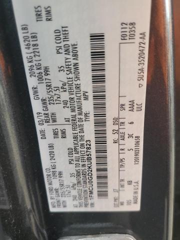 1FMCU0GD2KUB57823 Ford ESCAPE SE