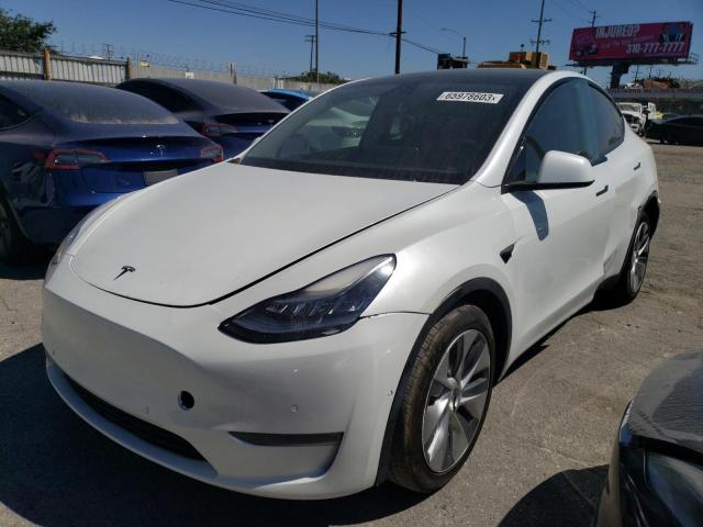Auction sale of the 2021 Tesla Model Y, vin: 5YJYGDEE5MF072572, lot number: 39226794