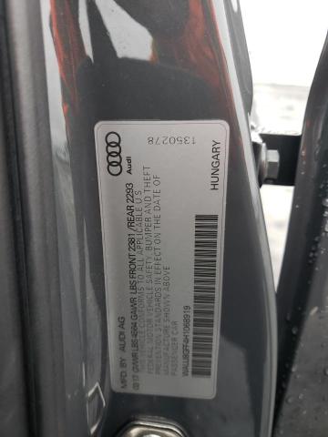 WAUJ8GFF4H1068919 Audi A3 Premium Plus