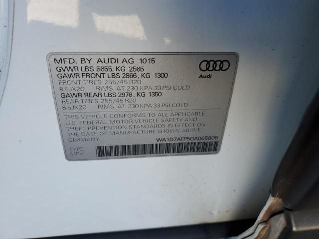 WA1D7AFP5GA065805 Audi Q5 Premium Plus S-line