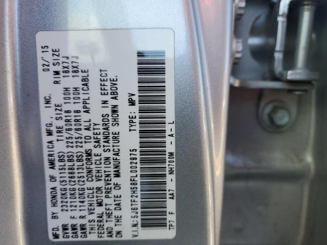 5J6TF2H58FL002975 Honda Crosstour Exl