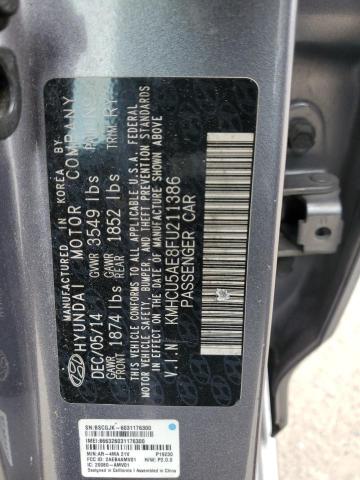 KMHCU5AE8FU211386 Hyundai ACCENT GLS
