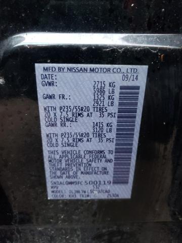 5N1AL0MM9FC500119 Infiniti QX60