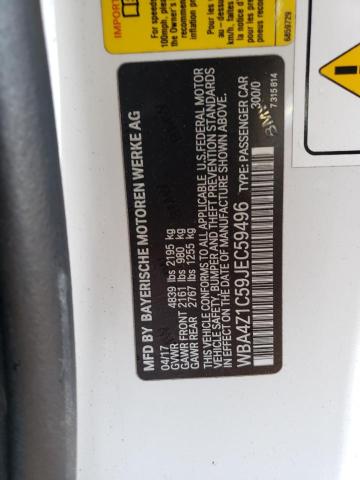 WBA4Z1C59JEC59496 BMW 430I