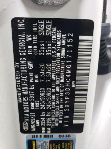 5XYP3DHC4MG171152 KIA Telluride Ex