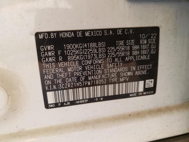 3CZRZ1H57PM718052 Honda HR-V SPORT