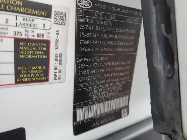 SALWR2RE7KA836453 Land Rover Range Rover Sport Supercharged Dynamic