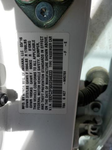 19XFC2F50GE046333 Honda Civic Lx
