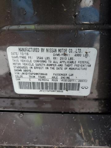 JN1EV7AP6HM738646 Infiniti Q50 Premium