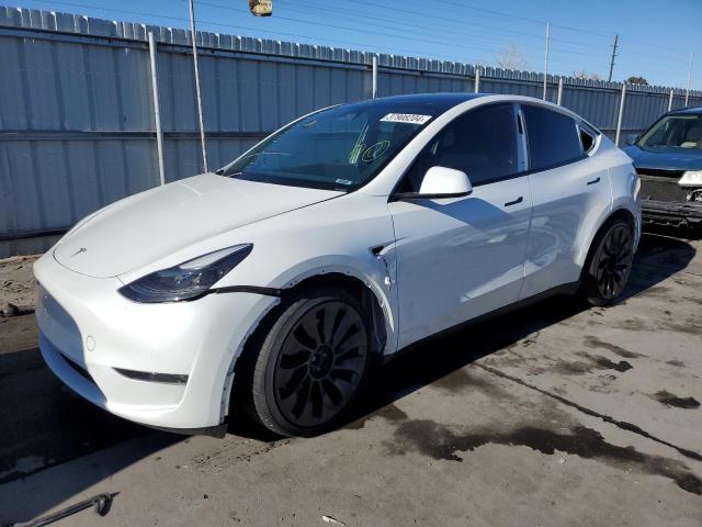 Auction sale of the 2022 Tesla Model Y, vin: 7SAYGDEF5NF381410, lot number: 37908204