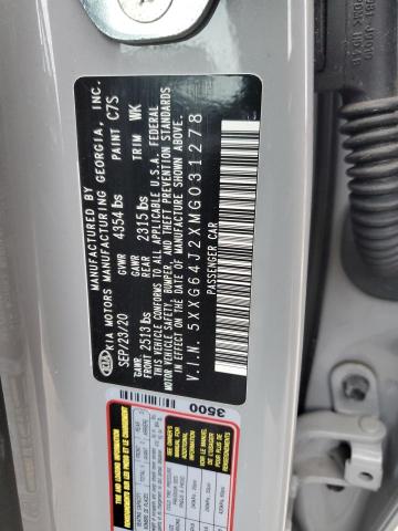 5XXG64J2XMG031278 KIA K5 GT LINE