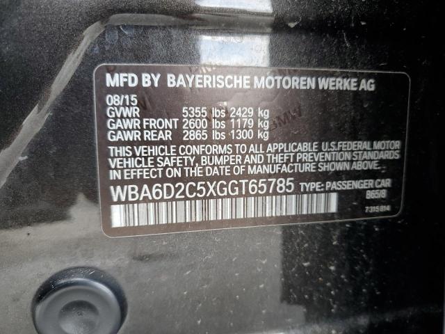 WBA6D2C5XGGT65785 BMW 640 Xi Gran Coupe