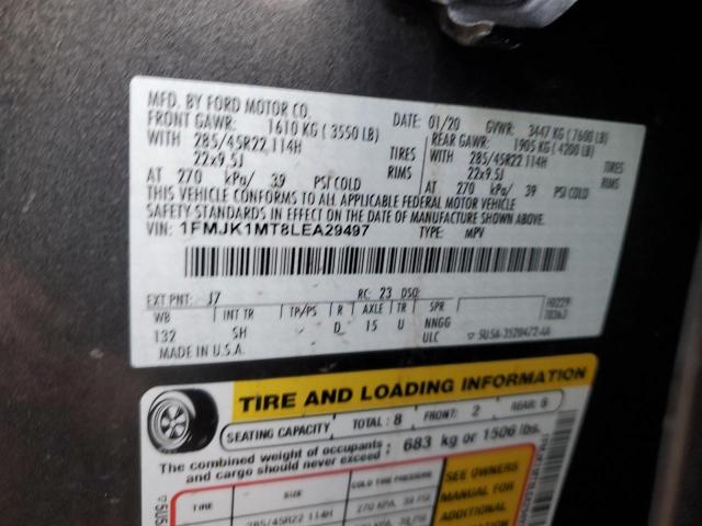 1FMJK1MT8LEA29497 Ford Expedition Max Platinum