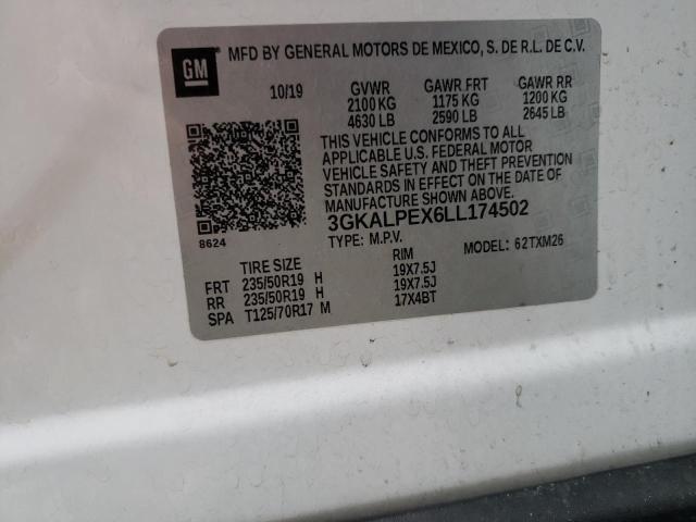 3GKALPEX6LL174502 GMC Terrain Slt