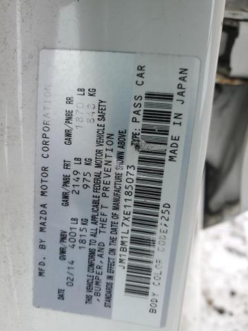 JM1BM1L7XE1185073 Mazda 3 TOURING