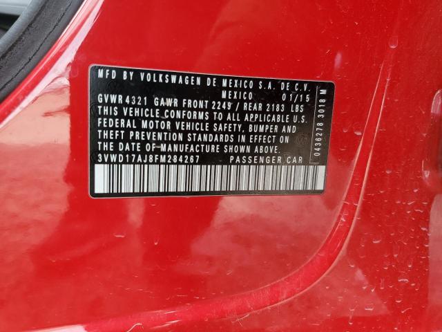 3VWD17AJ8FM284267 Volkswagen JETTA SE