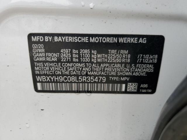 WBXYH9C08L5R35479 BMW X2 Sdrive28i