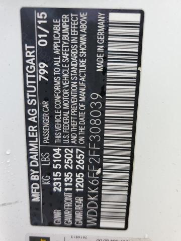 WDDKK6FF2FF308039 Mercedes-Benz E 400